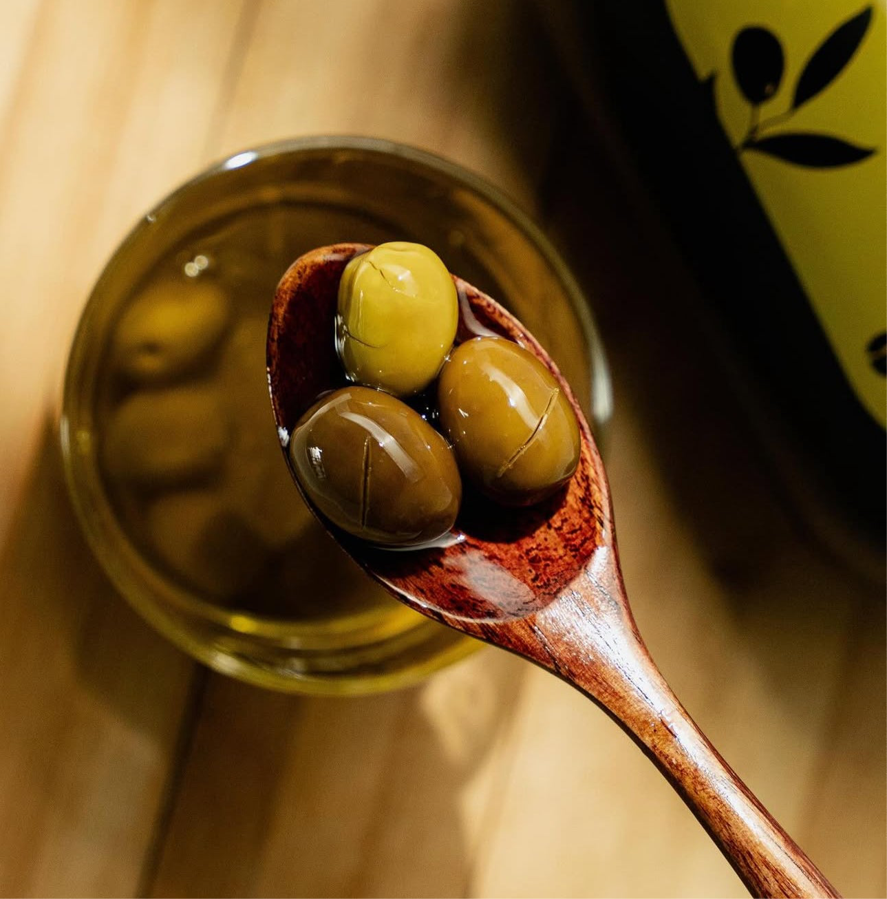 Green Albanian Olives - 350g